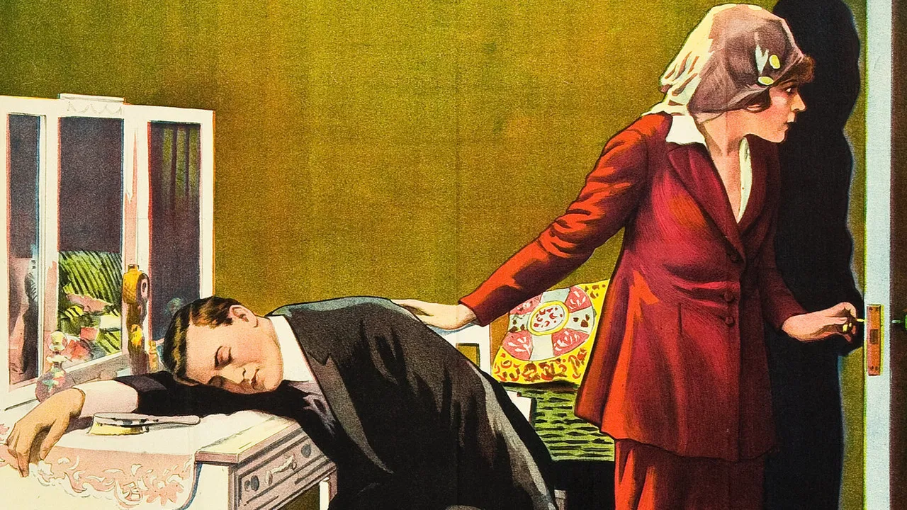 The Crimson Stain Mystery backdrop