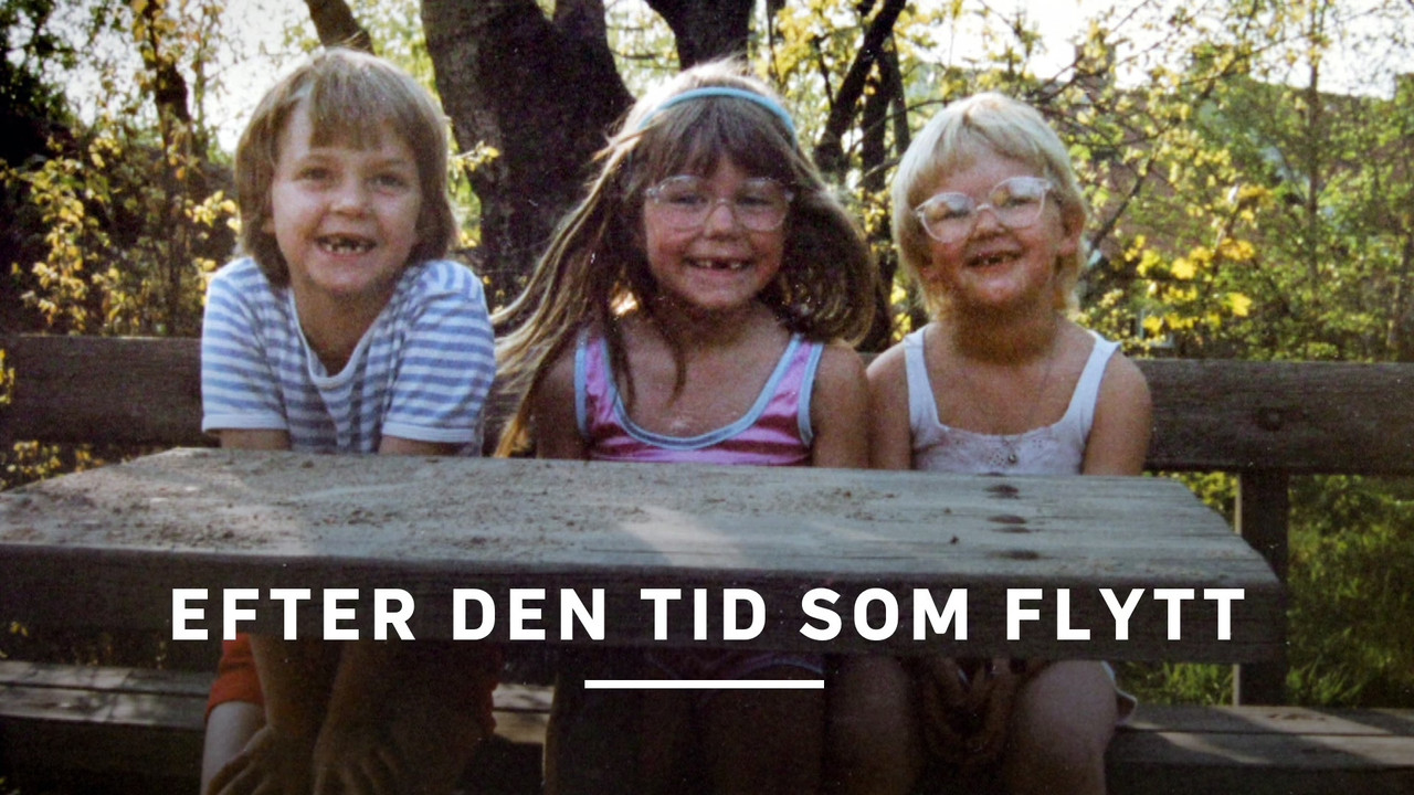 Efter den tid som flytt backdrop