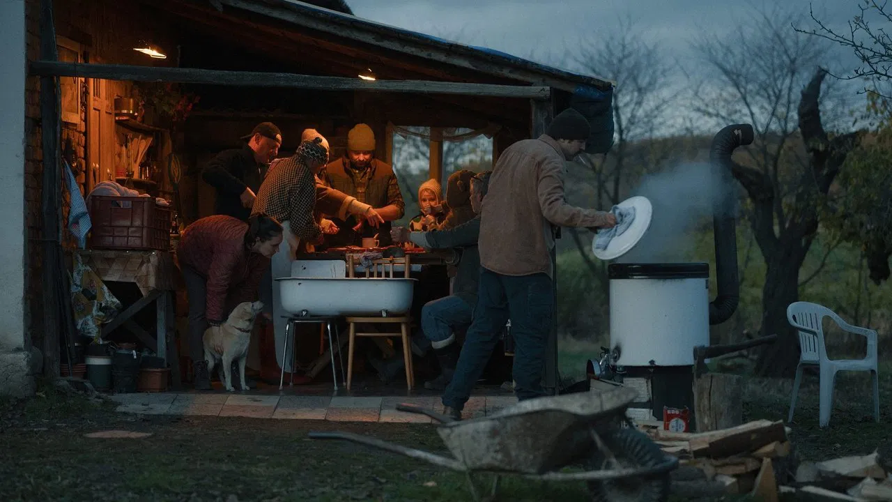 Our Lovely Pig Slaughter backdrop