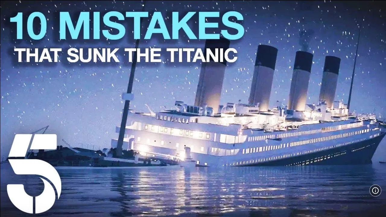 10 Mistakes That Sank The Titanic backdrop