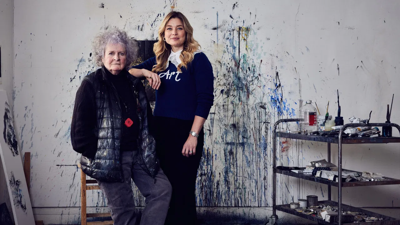 My Week with Maggi Hambling backdrop