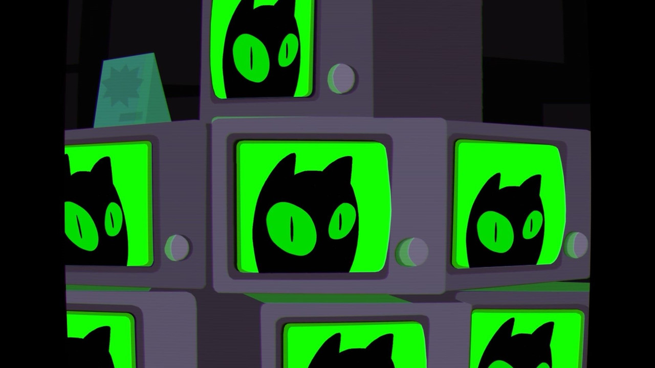 Cathodic Cat backdrop