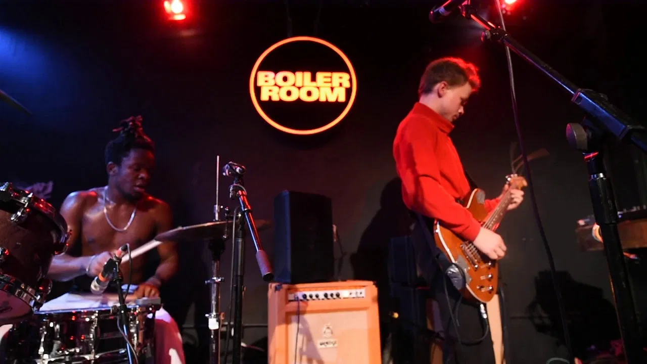 Black Midi: Boiler Room London: Battles & Black Midi backdrop