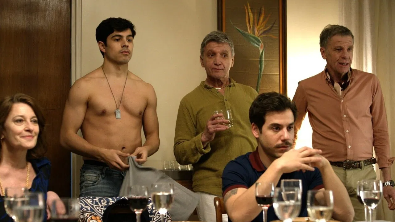 Blue Lights backdrop