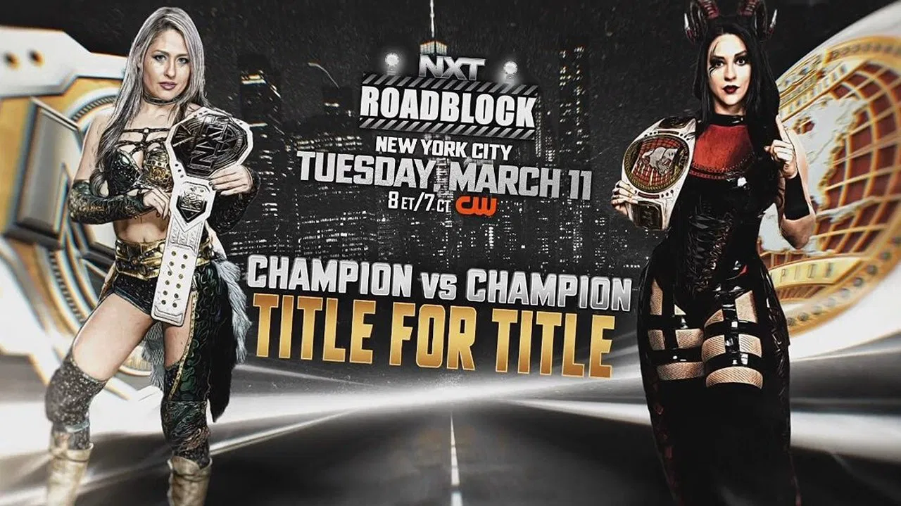 NXT Roadblock 2025 backdrop