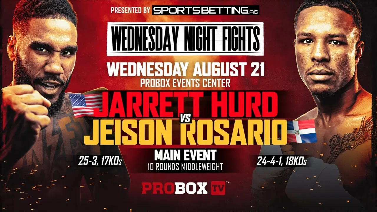 Jarrett Hurd vs. Jeison Rosario backdrop