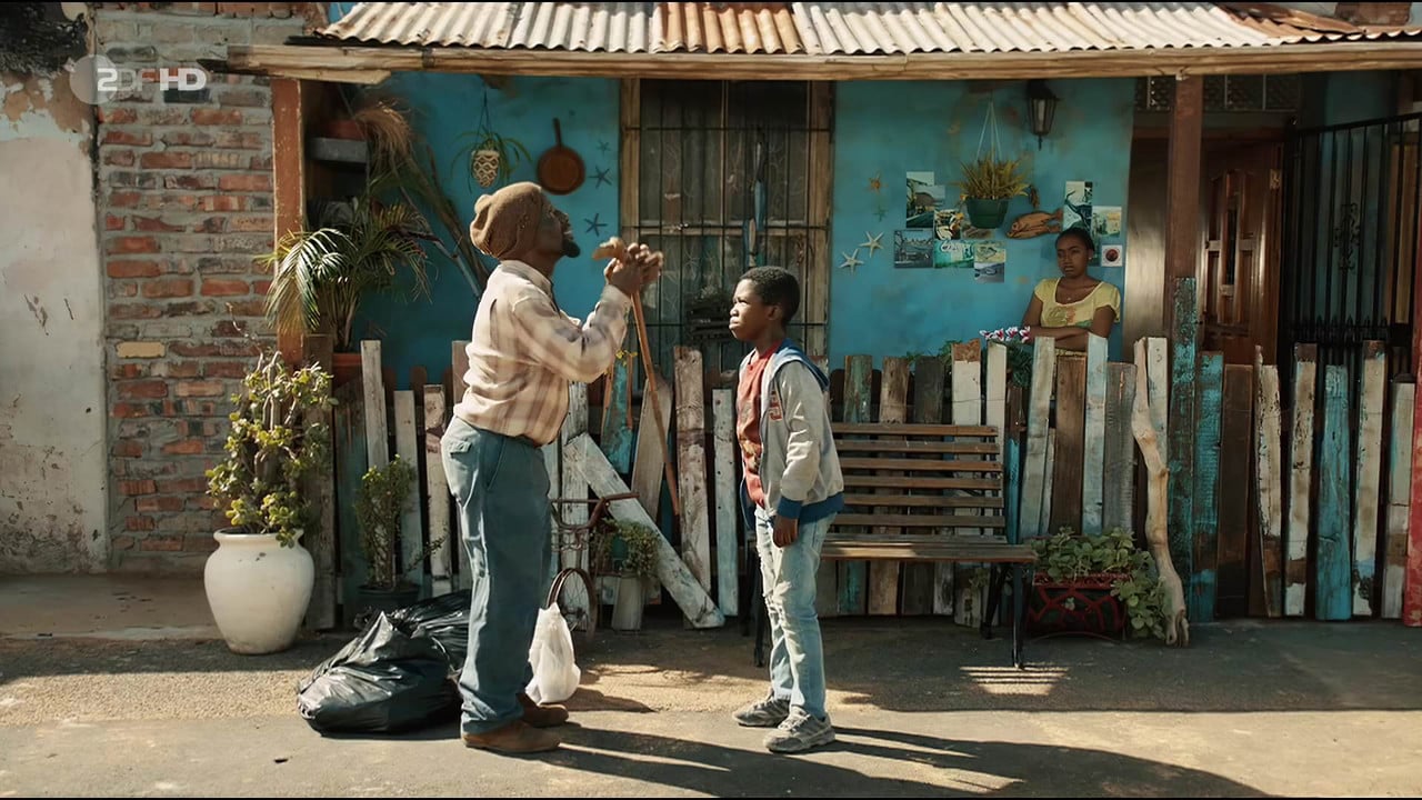 Kleiner Junge, großer Freund backdrop