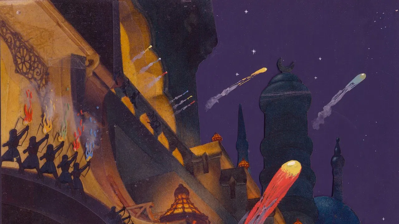 The Rose Of Baghdad backdrop