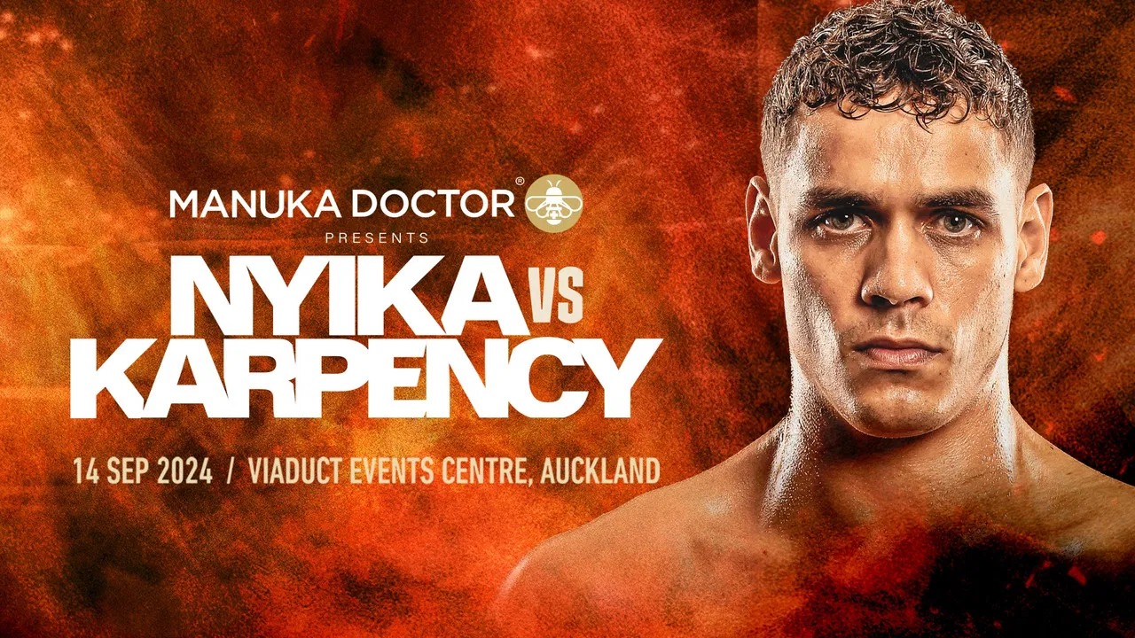 David Nyika vs. Tommy Karpency backdrop