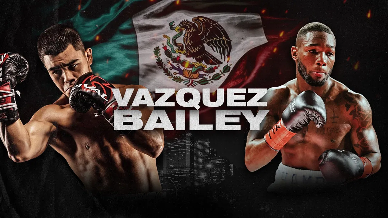 Edward Vazquez vs. Daniel Bailey backdrop
