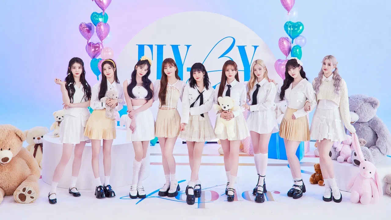 Kep1er Japan Concert Tour 2023 'Fly-By' backdrop