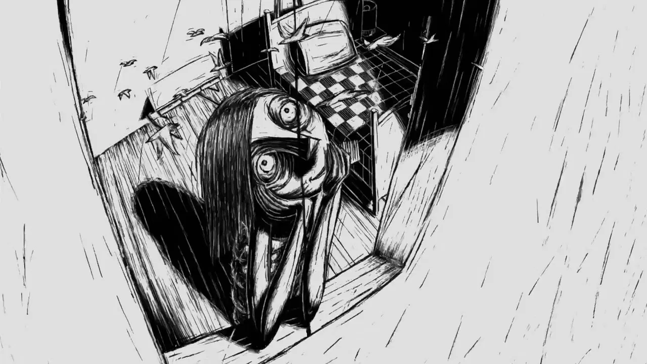 Tragic Story with Happy Ending backdrop