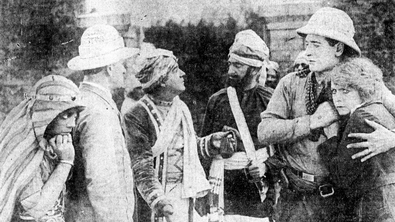 The Warrior Maid backdrop