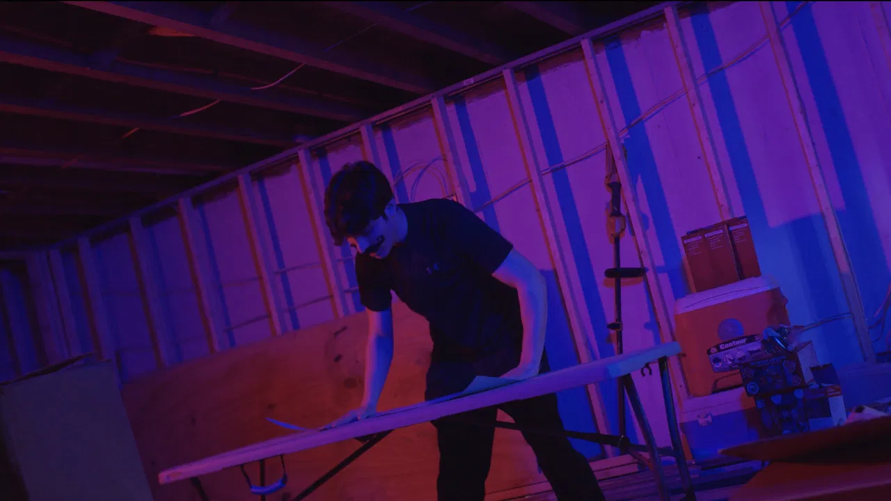 Breaking & Egg-tering backdrop