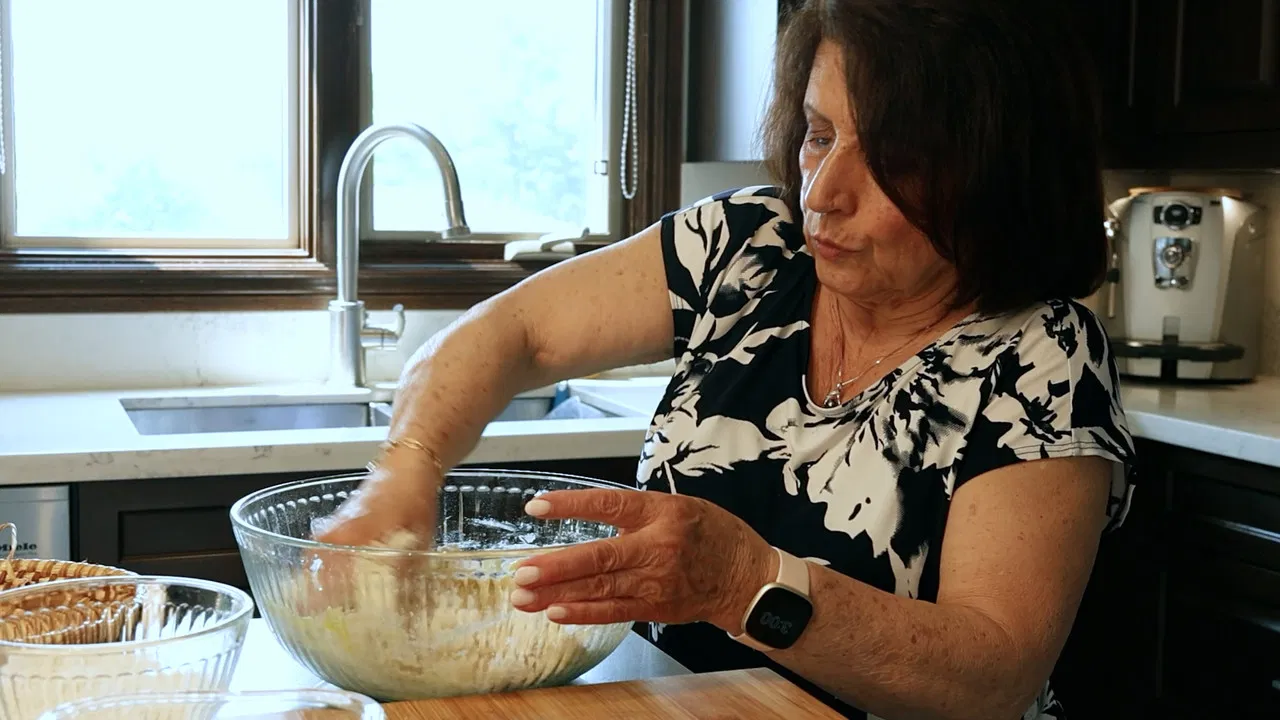 Nonna's Kitchen Chaos backdrop