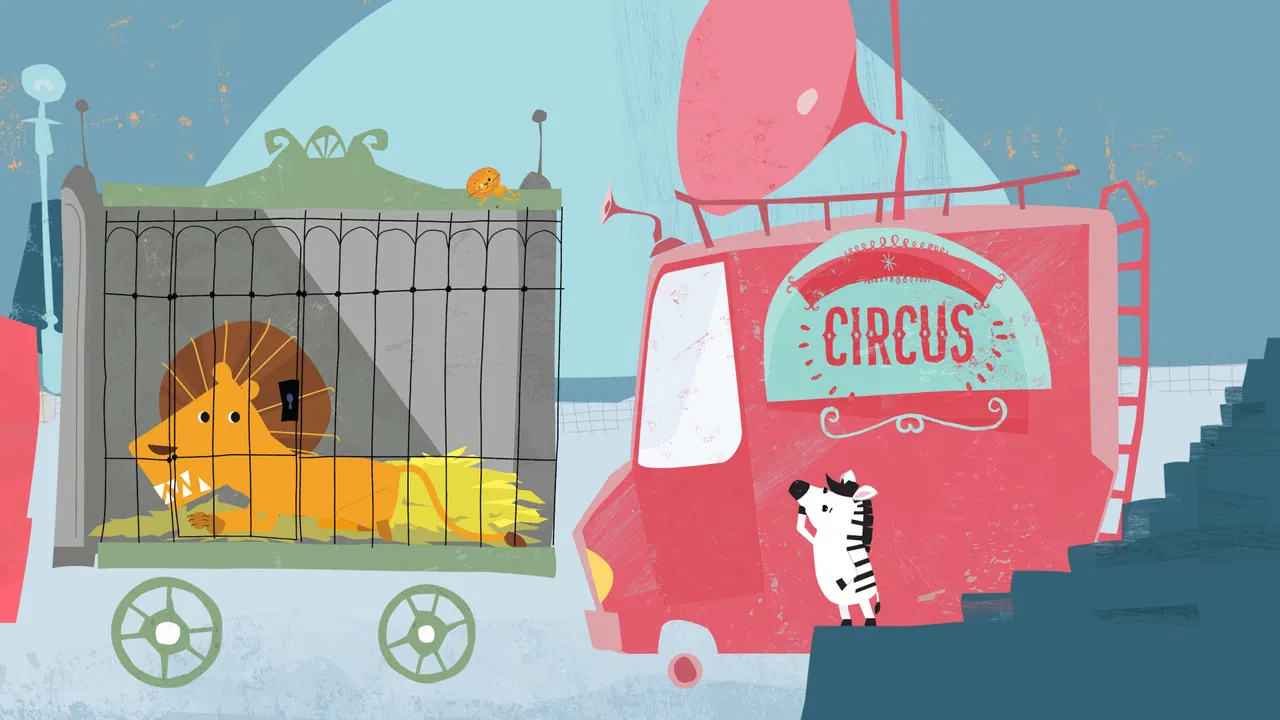 Zibilla ou la vie zébrée backdrop