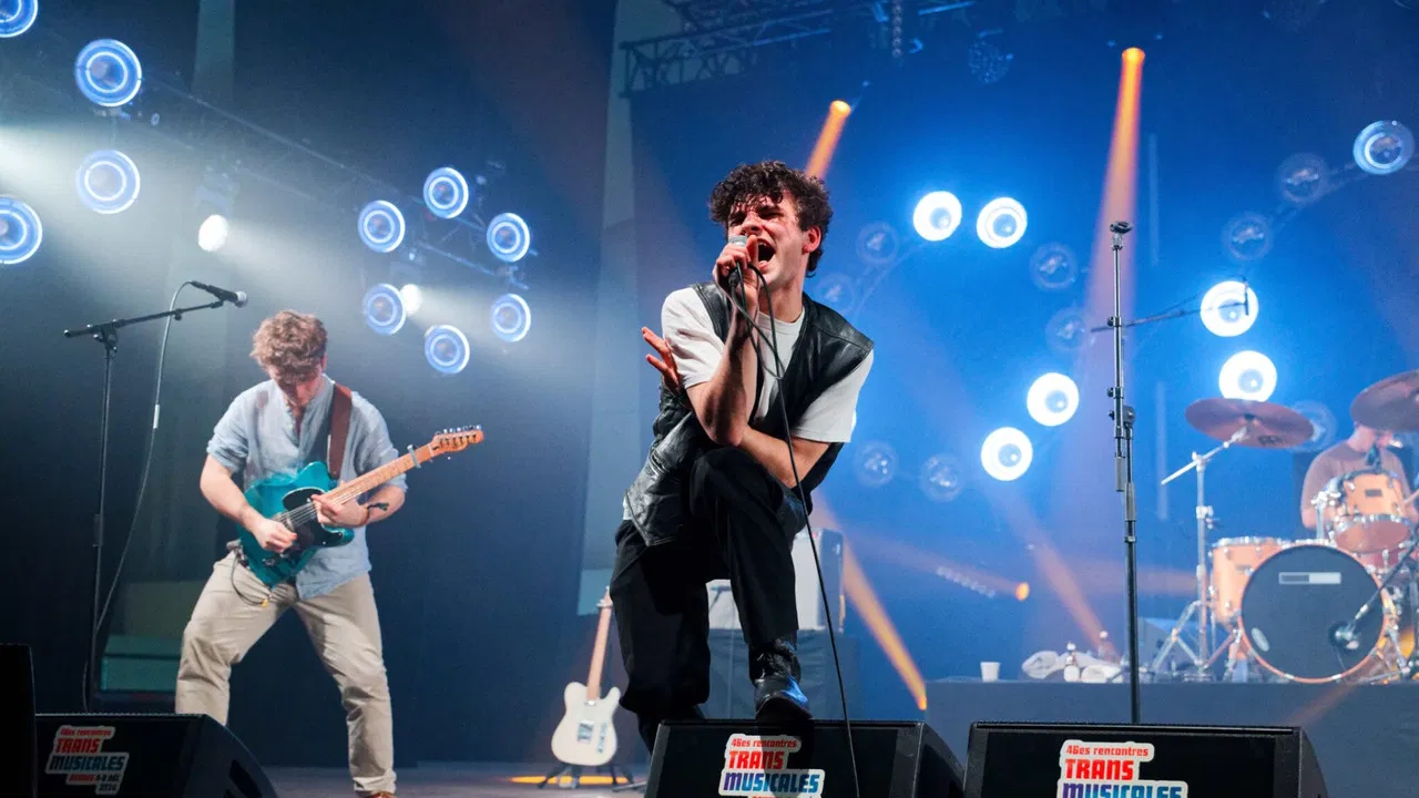 Slate en concert aux Trans Musicales de Rennes 2024 backdrop