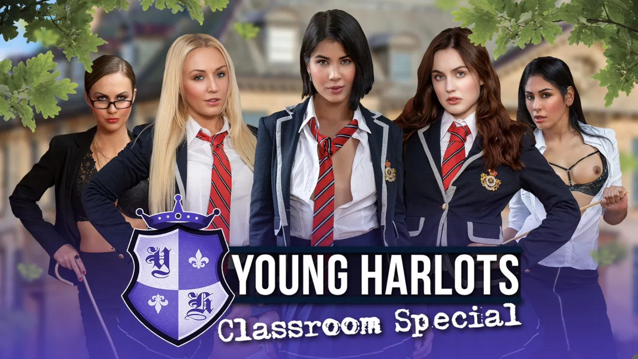Young Harlots: Classroom Special backdrop