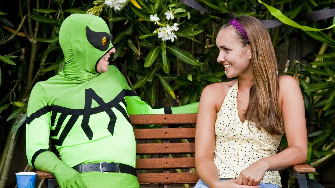 Super Hero Party Clown backdrop