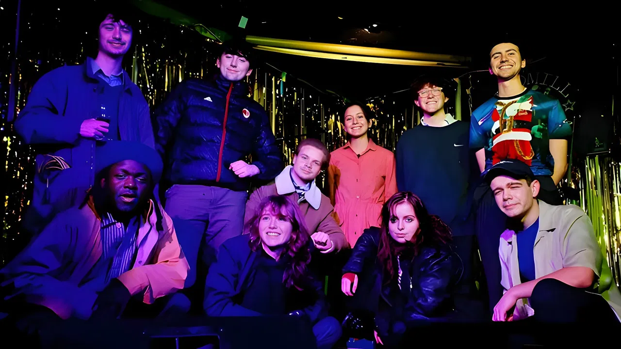 Black Midi, New Road: 'Live at The Windmill, Brixton.' backdrop