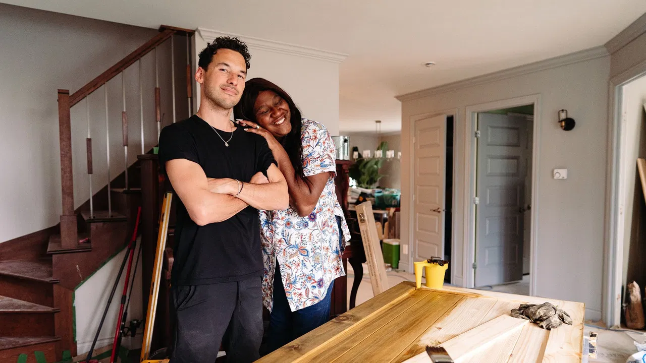 Ma première maison backdrop