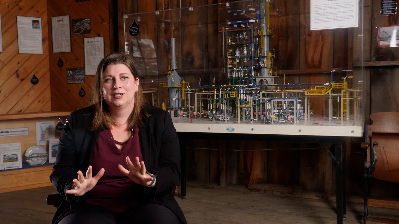 Oil Springs backdrop