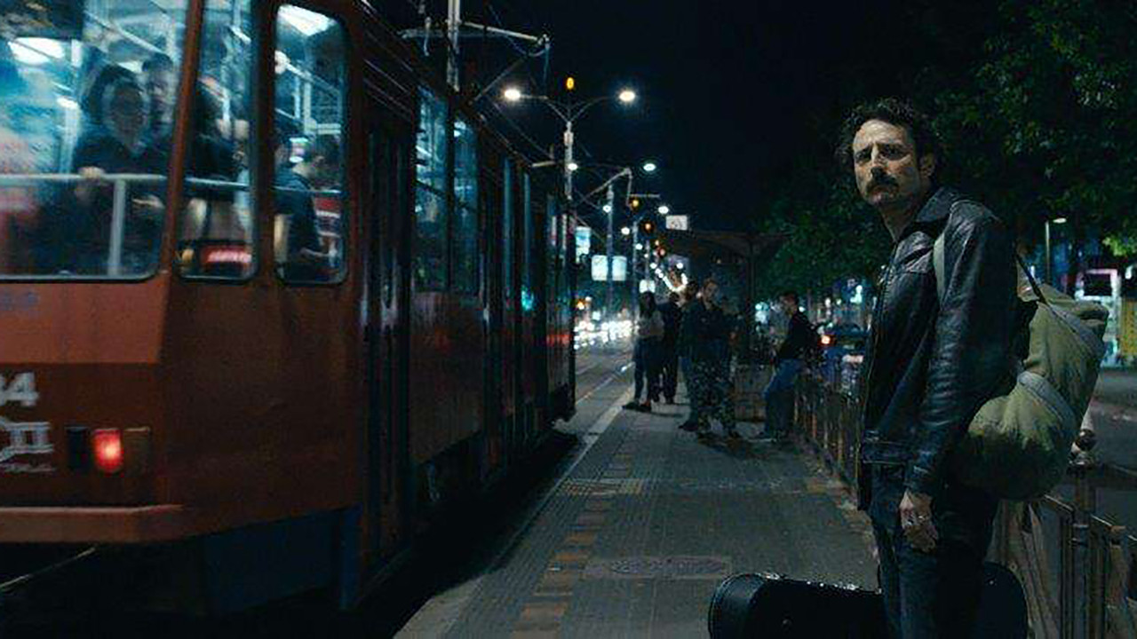 The Living Man backdrop