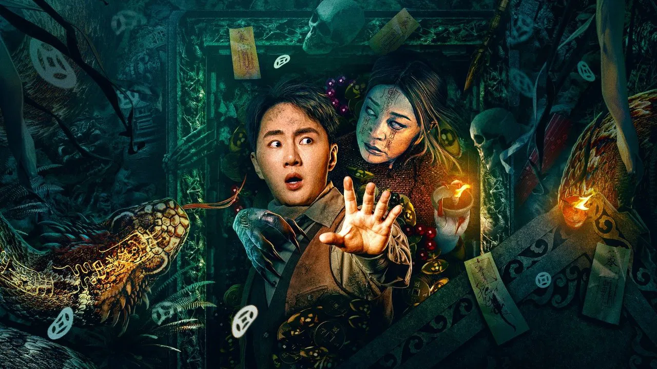 Night Rain and Autumn Lantern Hear Strange Stories backdrop