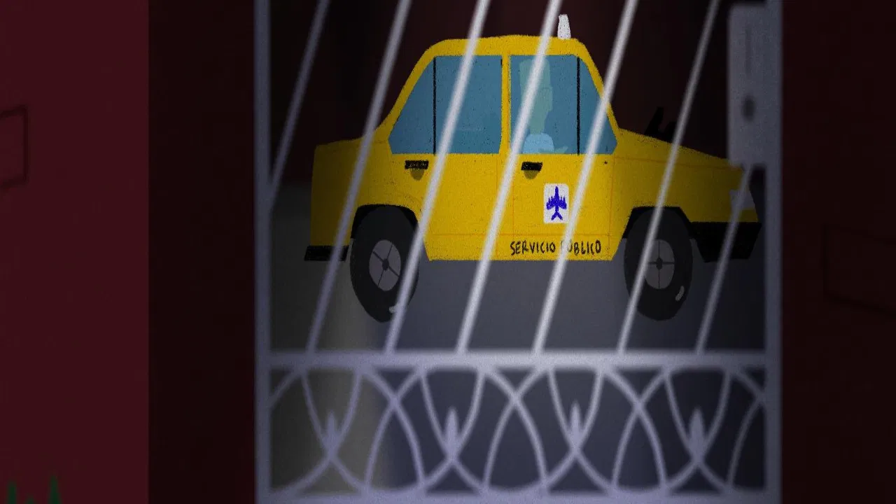 A Quarter to 4 backdrop