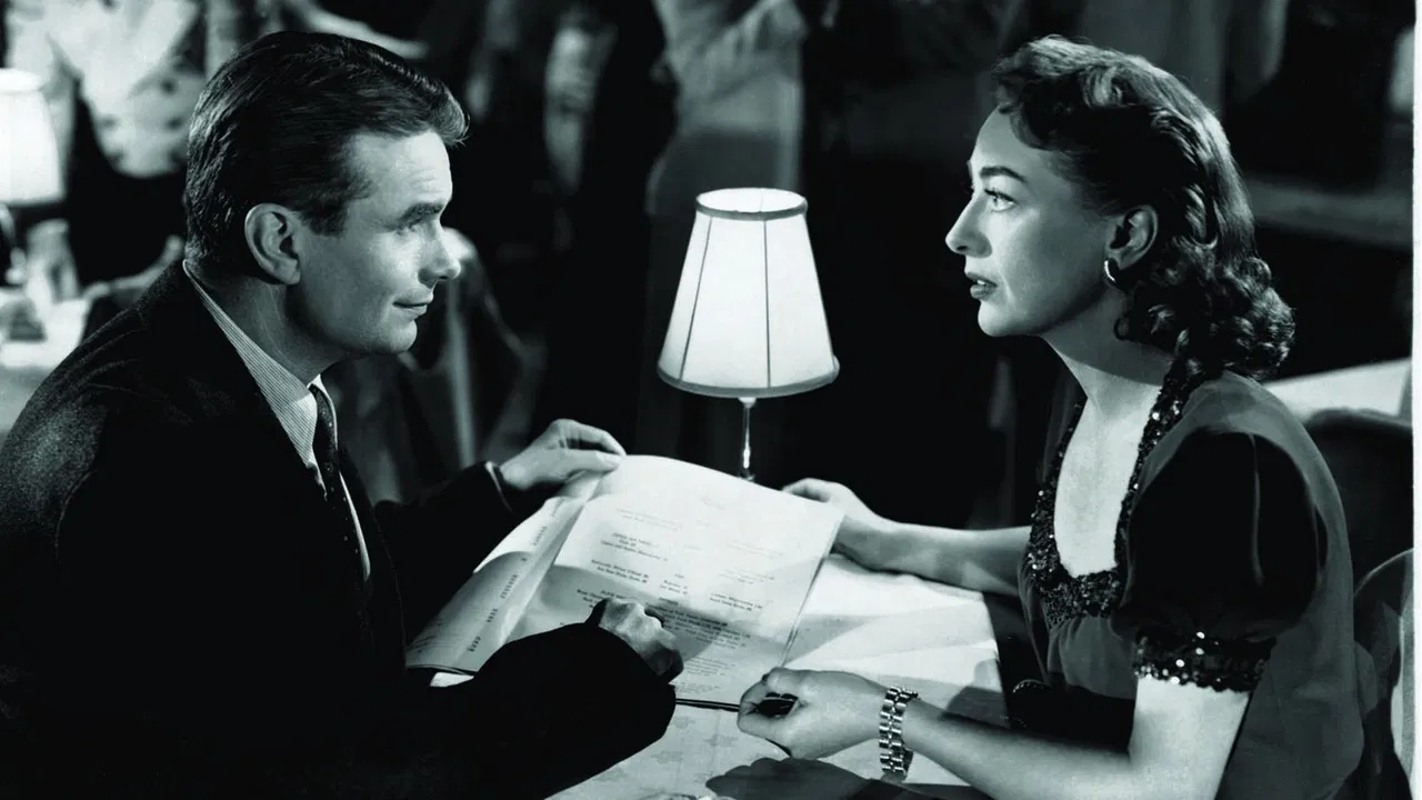 The Damned Don't Cry backdrop