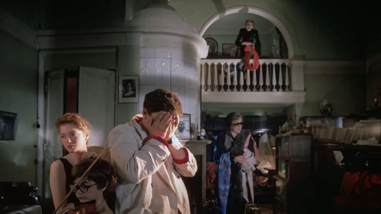 House Under the Starry Skies backdrop