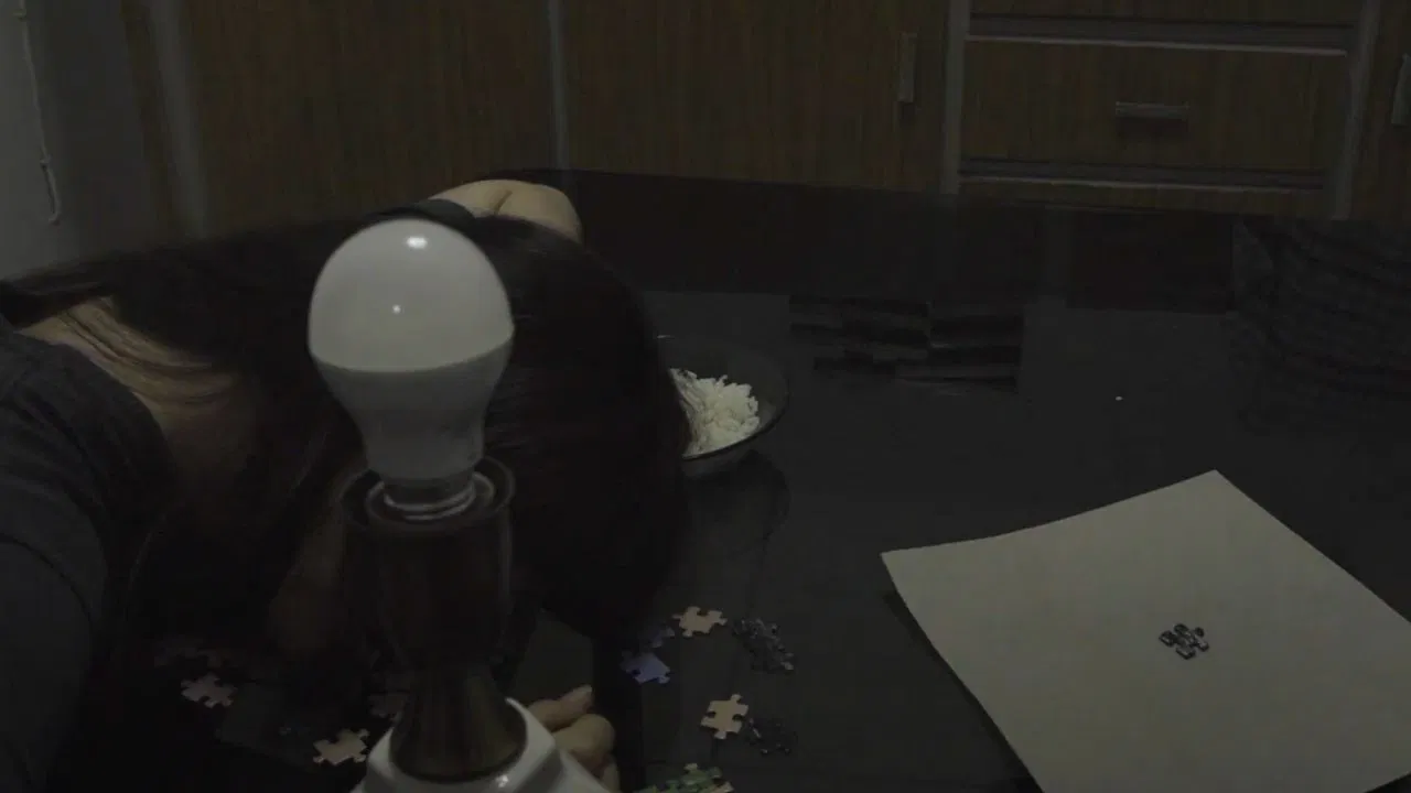 A kitchen without doors backdrop