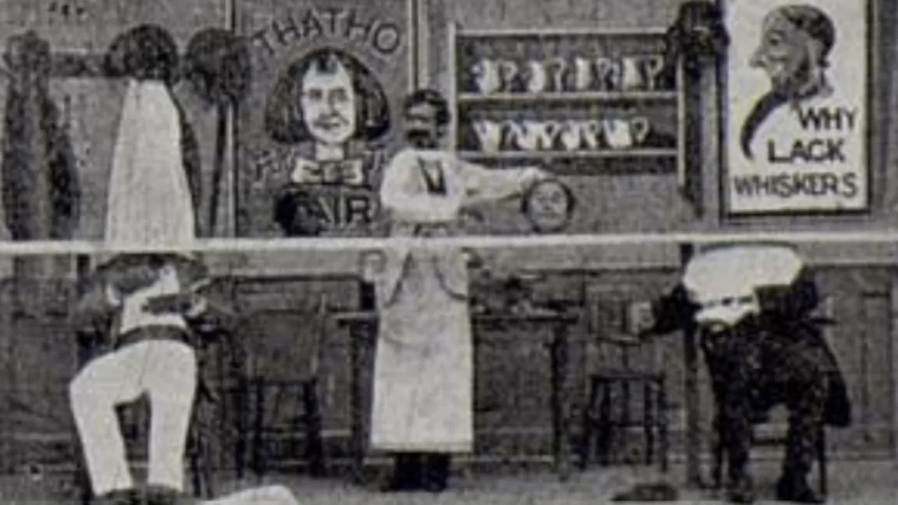 The Freak Barber backdrop