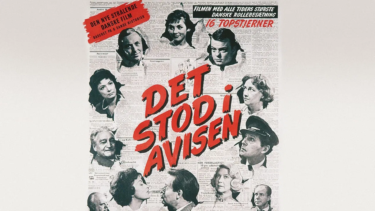 Det stod i avisen backdrop