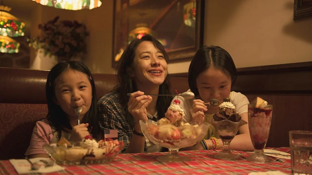 American Girl backdrop