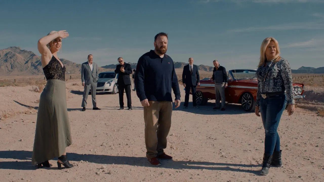 Stealing Chaplin backdrop