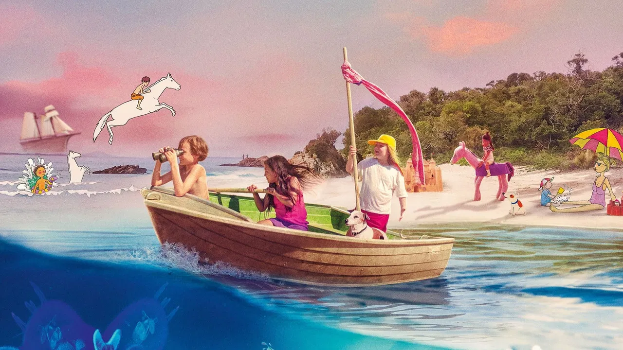 Magic Beach backdrop