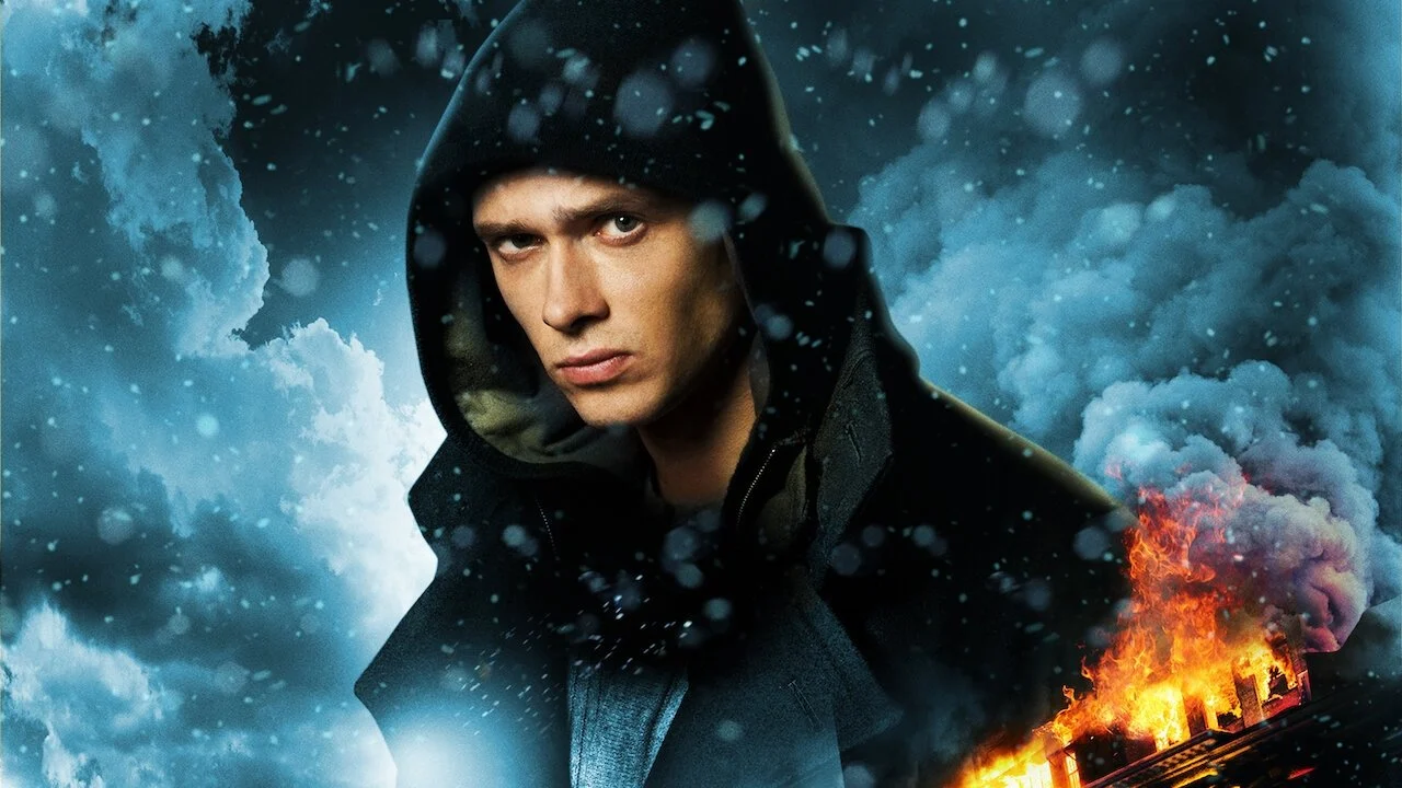 Black Lightning backdrop