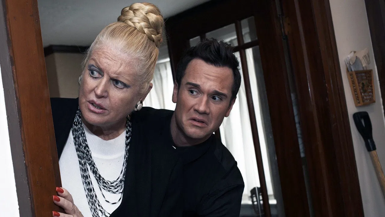 Kim's Rude Awakenings backdrop