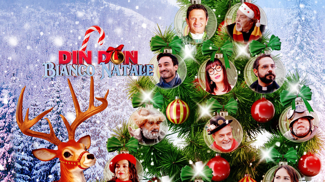 Din Don: Bianco Natale backdrop