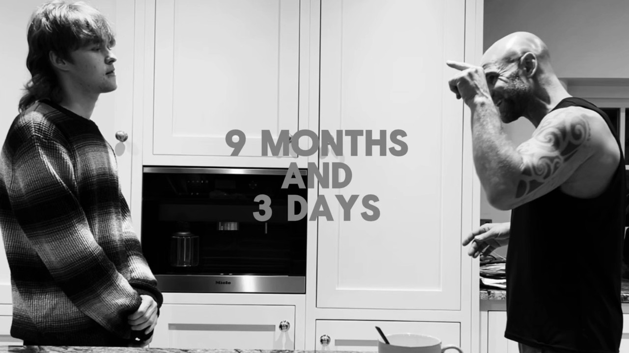 9 months and 3 days backdrop