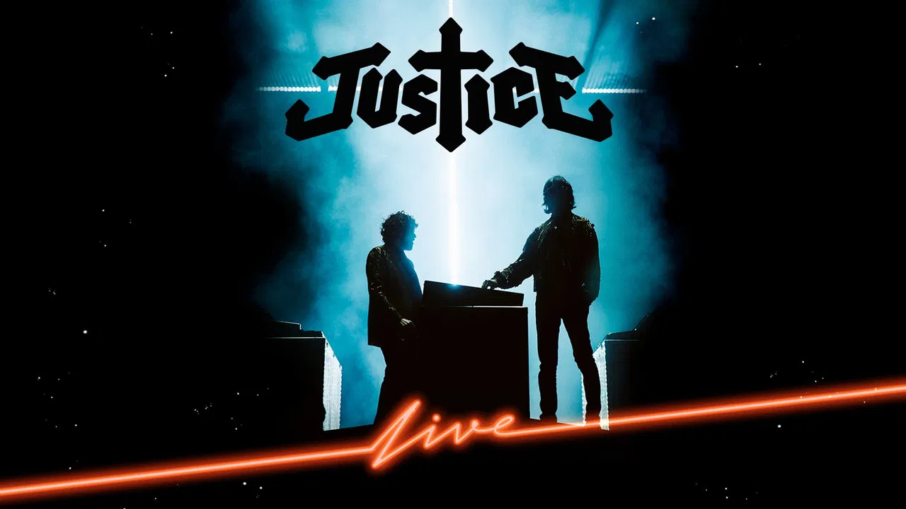 Justice - Live at Paris Accor Arena backdrop