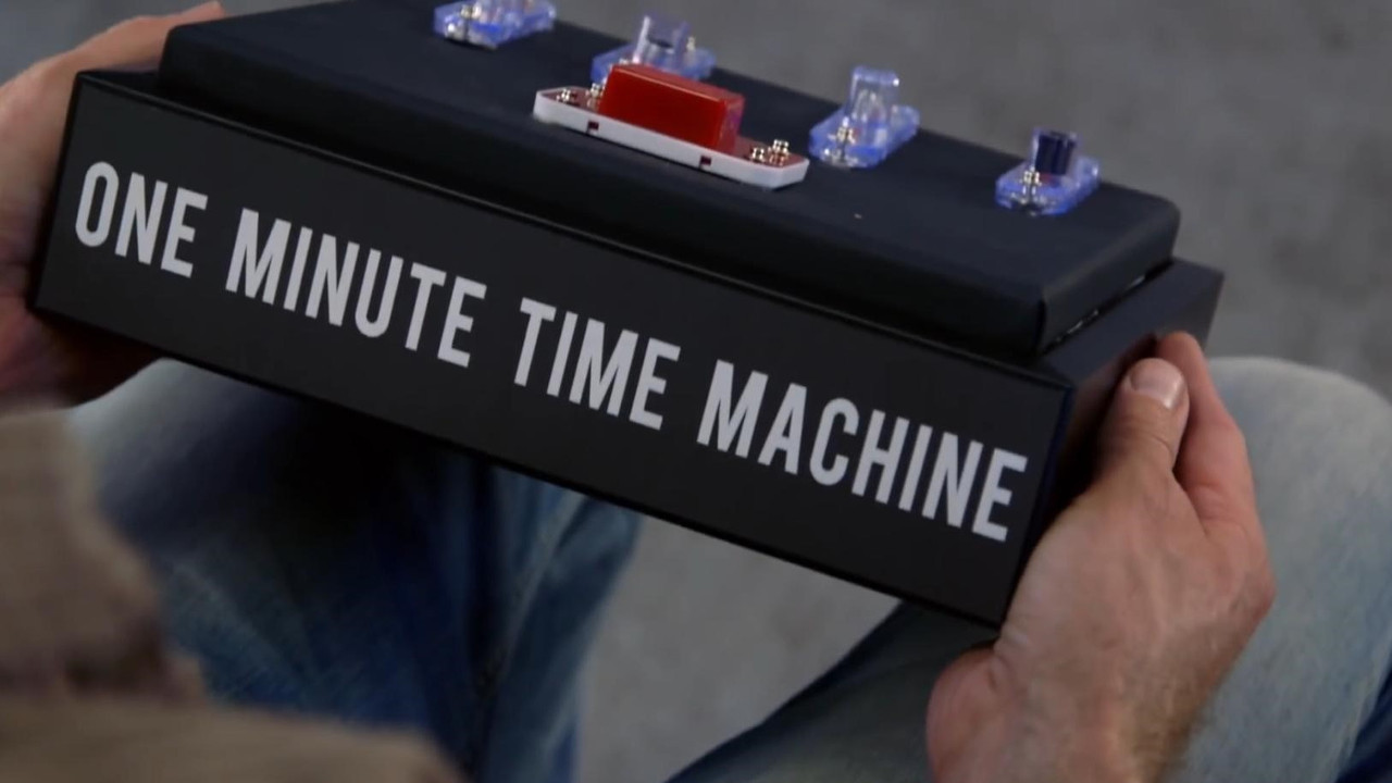 One-Minute Time Machine backdrop