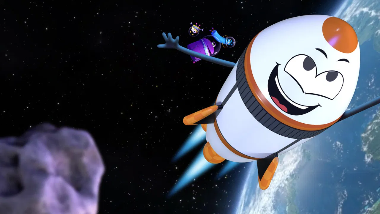 A StoryBots Space Adventure backdrop