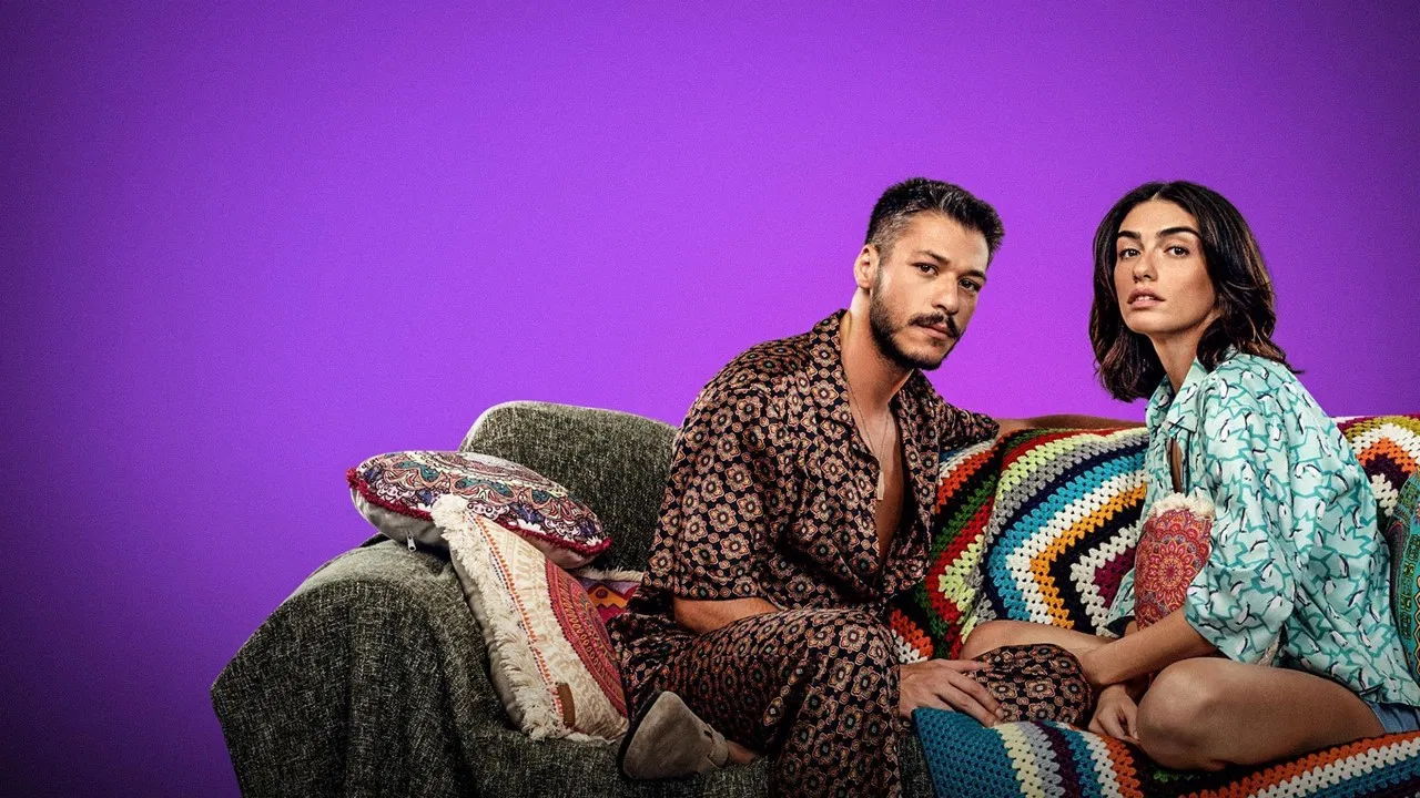 We're Just Friends backdrop