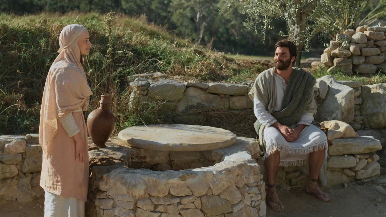 The Good News According to Jesus: Episode 3: “I Am He” backdrop