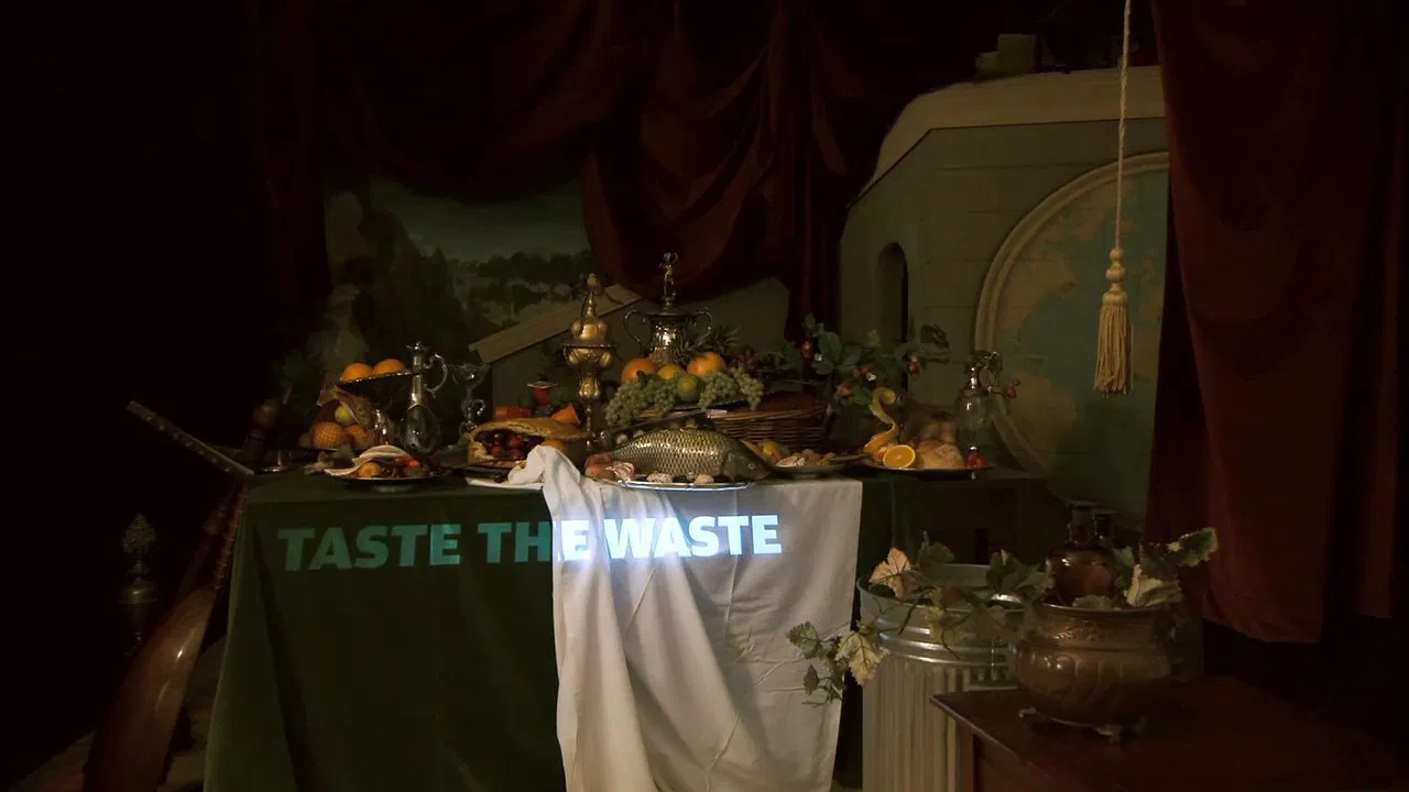 Taste the Waste backdrop