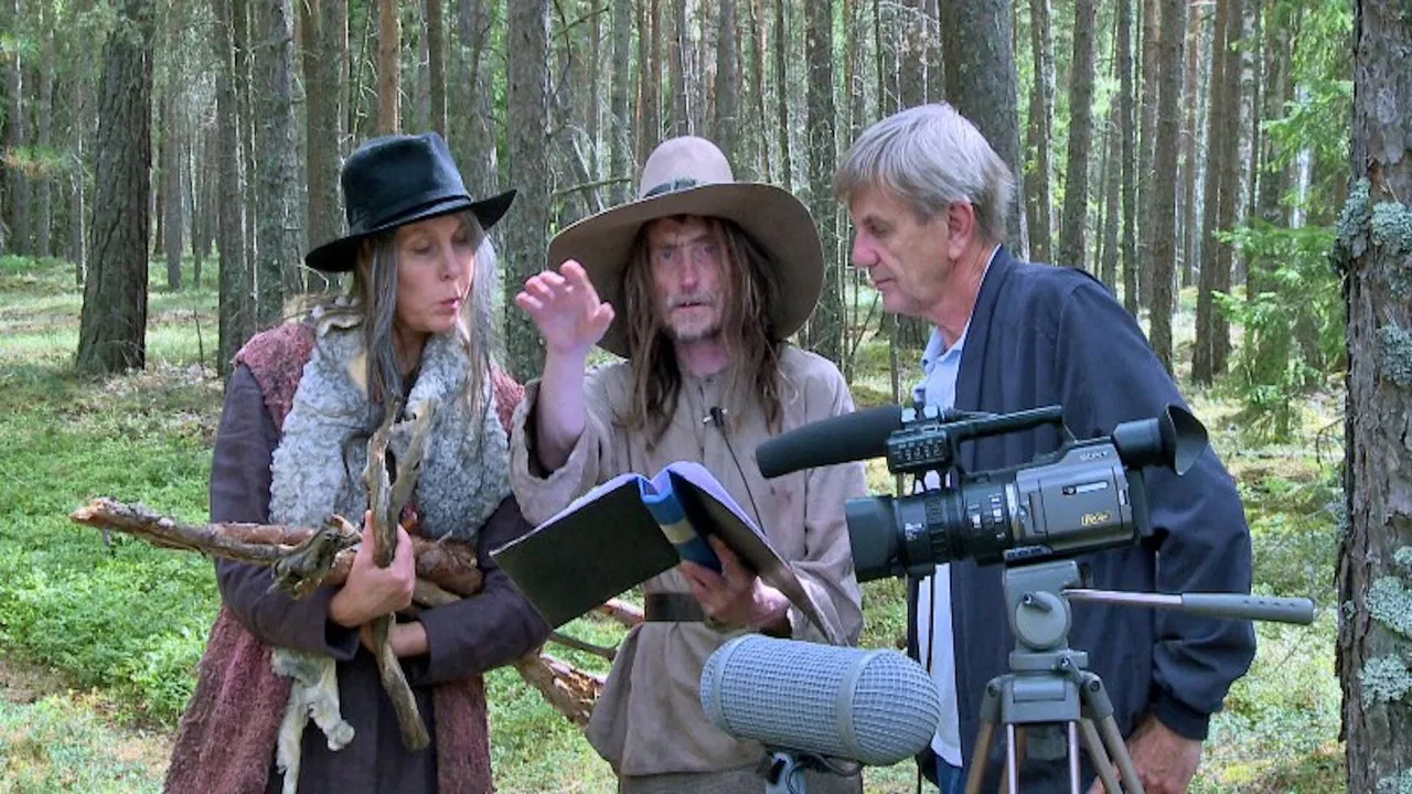 I huvudet på en filmskapare backdrop