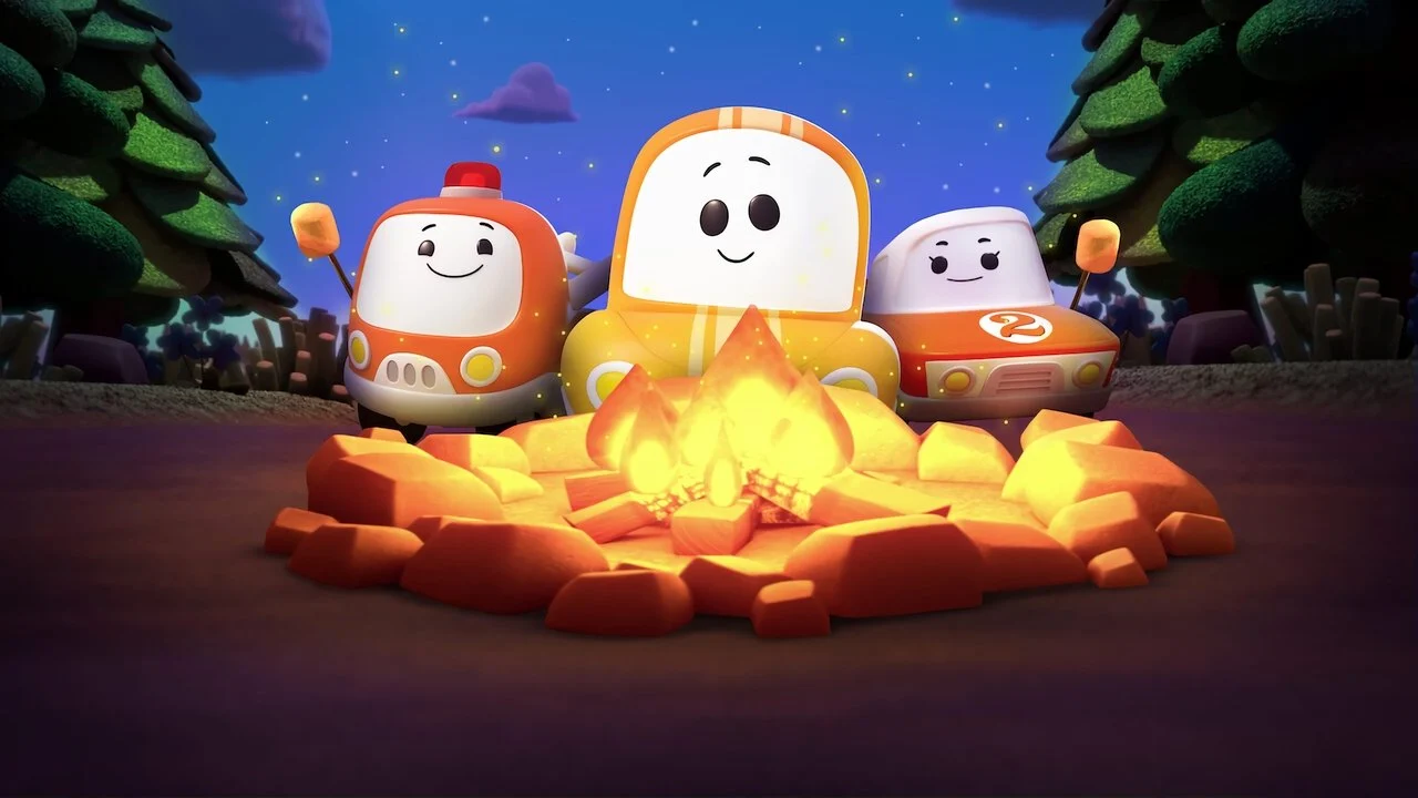 A Go! Go! Cory Carson Summer Camp backdrop