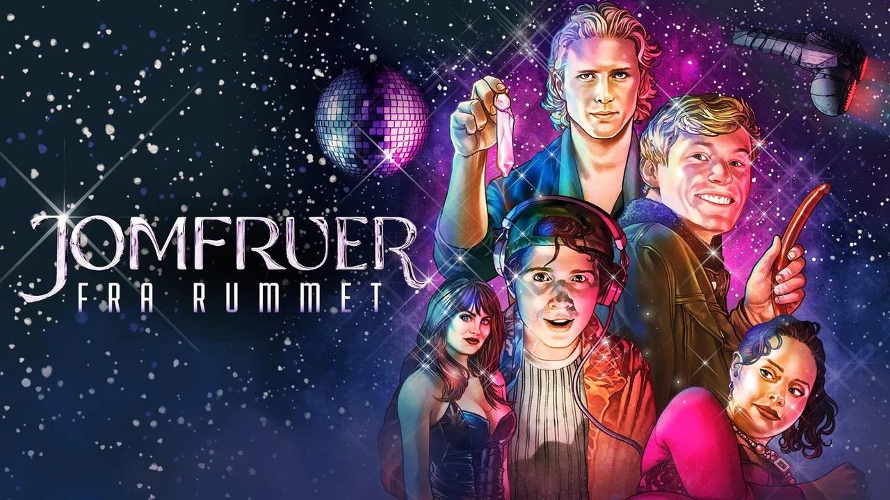 Jomfruer fra rummet backdrop